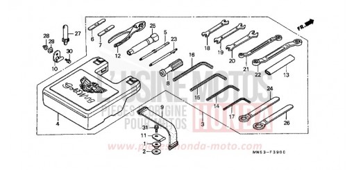 OUTILS GL1500AN de 1992